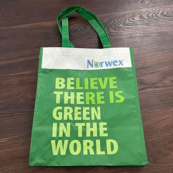 NEW Norwex Green Reusable Grocery Bag - Picture 1 of 1